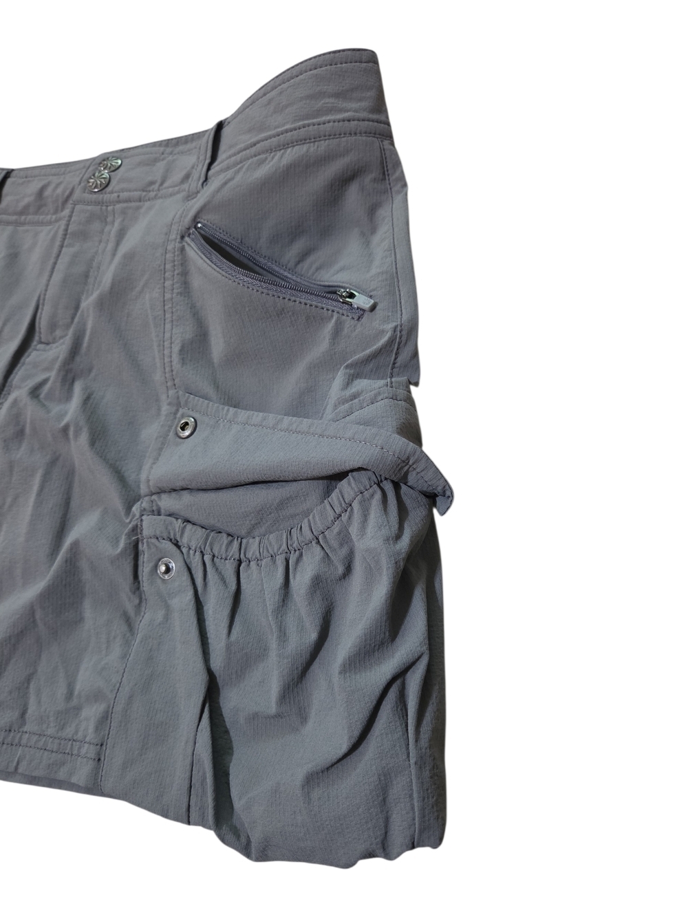Athleta Slate Gray Cargo Mini Skort Size 6 - Picture 4 of 11